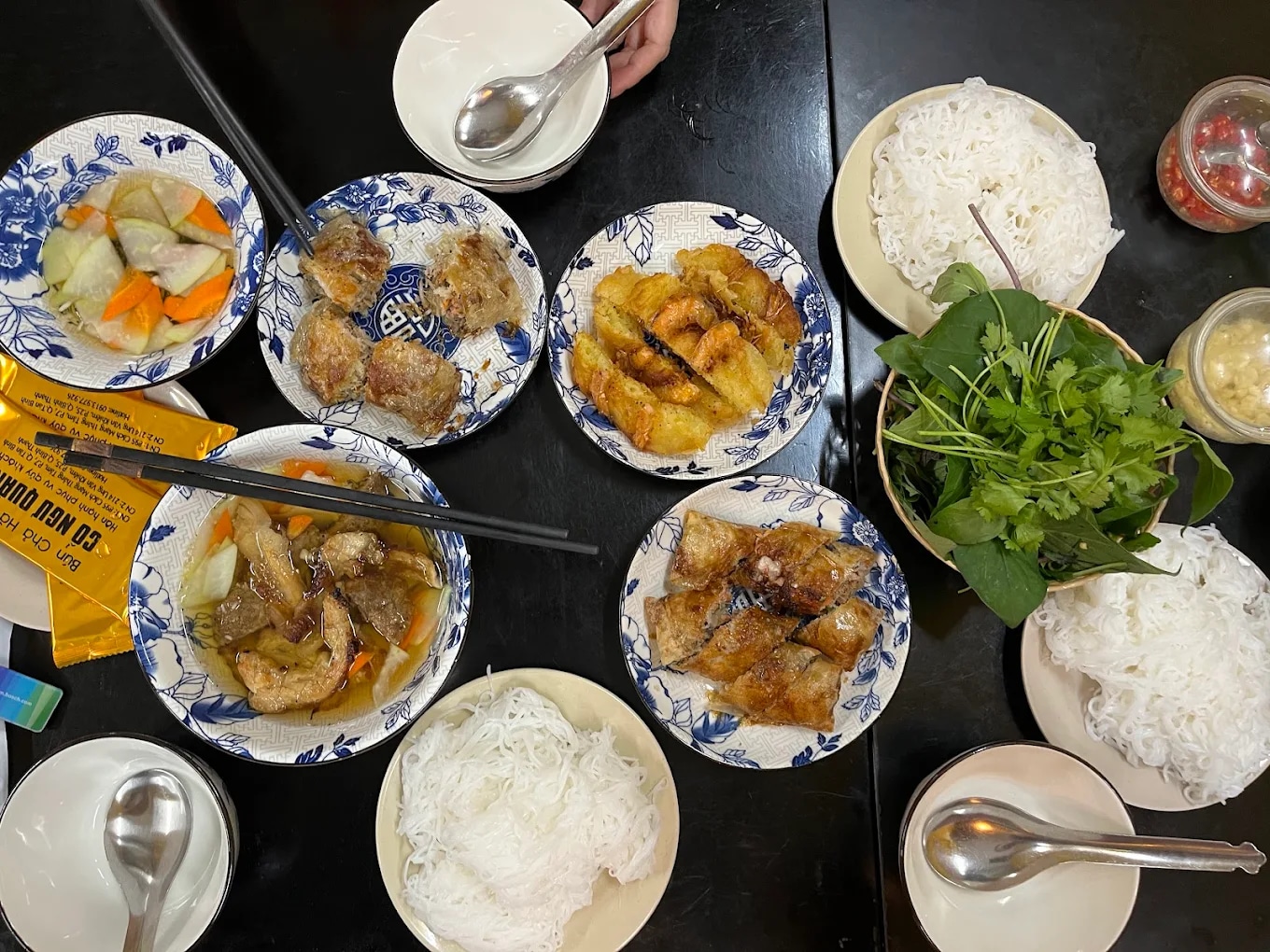 The flavor of the marinated meat and dipping sauce has been adapted to suit the local palate 